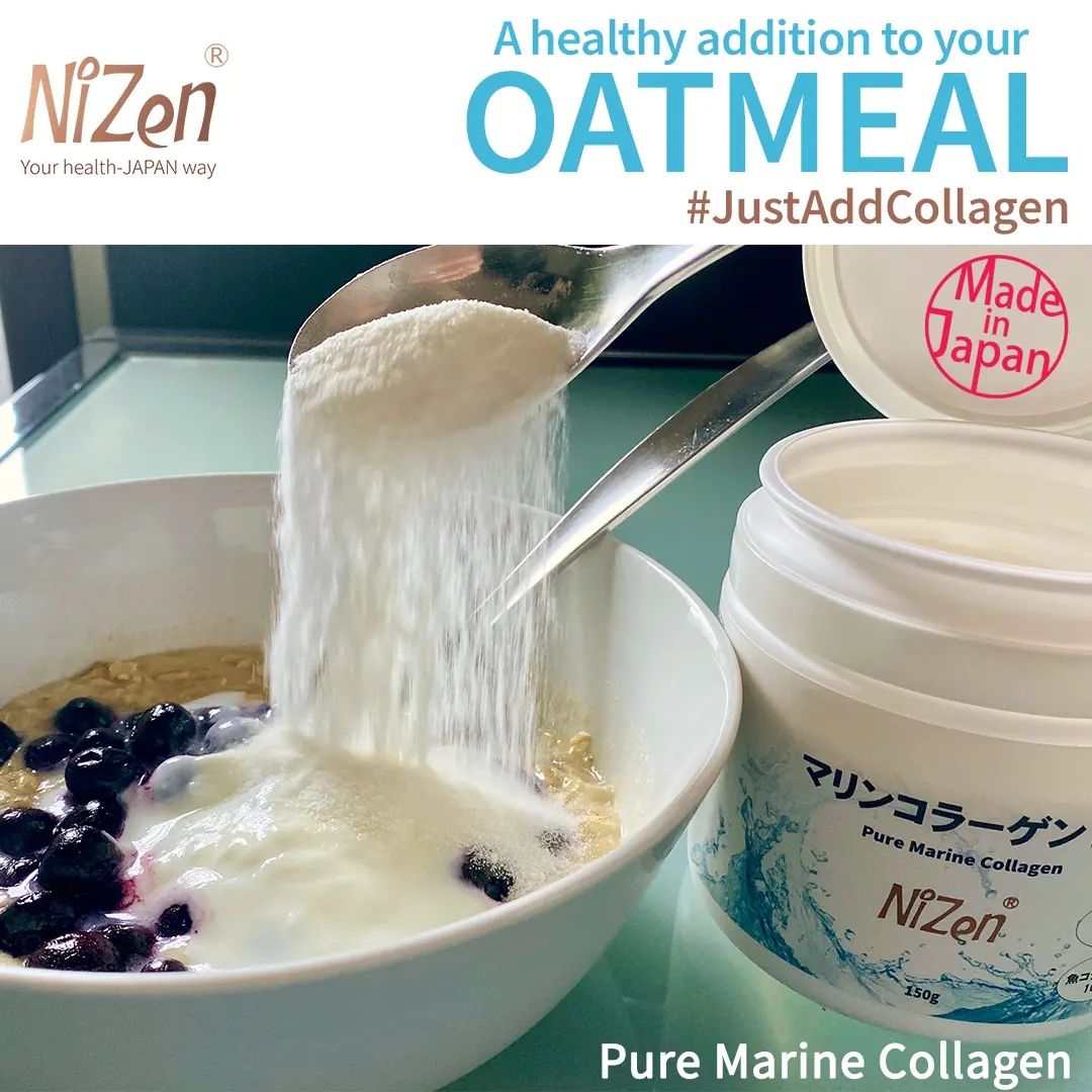 Oatmeal-NiZen-Marine Collagen Pure Powder -Drink-88