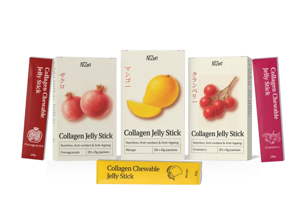 Collagen Jelly Sticks with different flavours